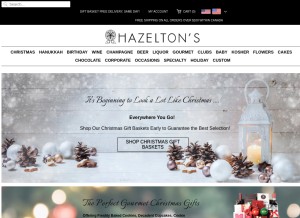 How hazeltons.ca looks like on a tablet such as an iPad.
