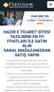 How hazirticaretsitesi.com looks like on a mobile device such as an iPhone.