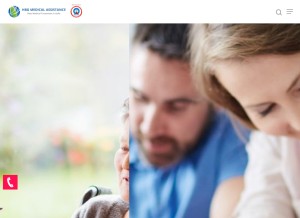 How hbgmedicalassistance.com looks like on a tablet such as an iPad.