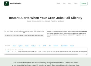 How hchk.io looks like on a tablet such as an iPad.