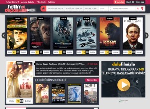 How hdfilmdeposu.tv looks like on a tablet such as an iPad.