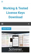 How hdlicense.com looks like on a mobile device such as an iPhone.