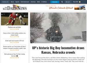 How hdnews.net looks like on a tablet such as an iPad.