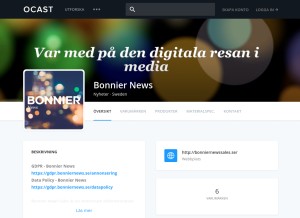 How hdsydsvenskan.se looks like on a tablet such as an iPad.