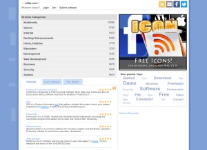How hdttp.com looks like on a tablet such as an iPad.