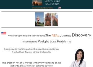 How healthcaredepartmentcalifornia.com looks like on a tablet such as an iPad.