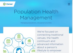 How healtheintent.com looks like on a tablet such as an iPad.