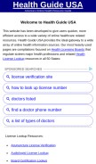 How healthguideusa.org looks like on a mobile device such as an iPhone.
