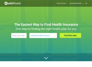 How healthpocket.com looks like on a tablet such as an iPad.