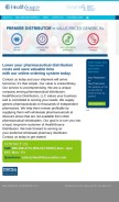 How healthsourcedistributors.com looks like on a mobile device such as an iPhone.