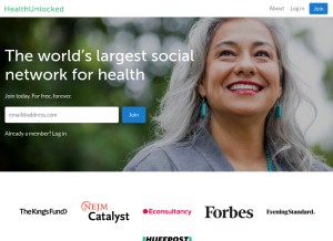 How healthunlocked.com looks like on a tablet such as an iPad.