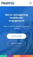 How healthx.com looks like on a mobile device such as an iPhone.