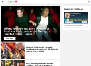 How healthylifeviews.com looks like on a tablet such as an iPad.