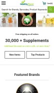 How healthyplanetshopping.com looks like on a mobile device such as an iPhone.