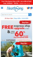 How hearthsong.com looks like on a mobile device such as an iPhone.