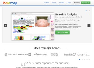 How heatmap.it looks like on a tablet such as an iPad.