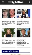 How heightline.com looks like on a mobile device such as an iPhone.