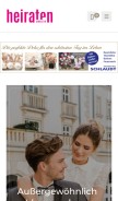 How heiraten-magazin.de looks like on a mobile device such as an iPhone.