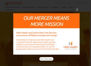 How helio.health looks like on a tablet such as an iPad.