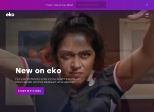 How helloeko.com looks like on a tablet such as an iPad.