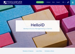 How helloid.com looks like on a tablet such as an iPad.