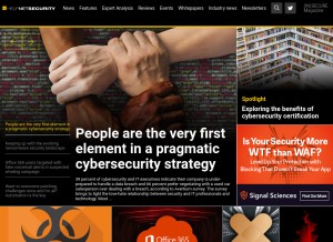 How helpnetsecurity.com looks like on a tablet such as an iPad.