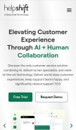 How helpshift.com looks like on a mobile device such as an iPhone.