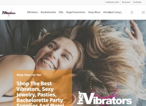 How hervibrators.com looks like on a tablet such as an iPad.