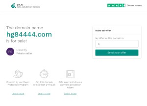 How hg84444.com looks like on a tablet such as an iPad.