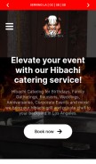 How hibachi4everla.com looks like on a mobile device such as an iPhone.