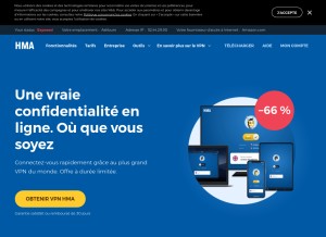 How hidemyass.com looks like on a tablet such as an iPad.