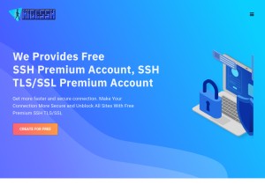 How hidessh.com looks like on a tablet such as an iPad.