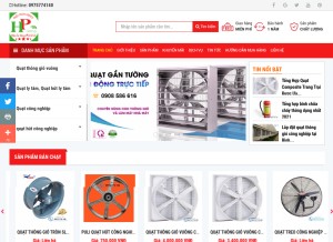 How hiepphatgroups.com looks like on a tablet such as an iPad.