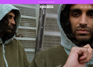 How hikerdelic.com looks like on a tablet such as an iPad.