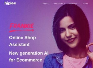 How hiplee.com looks like on a tablet such as an iPad.