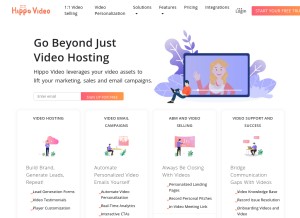 How hippovideo.io looks like on a tablet such as an iPad.