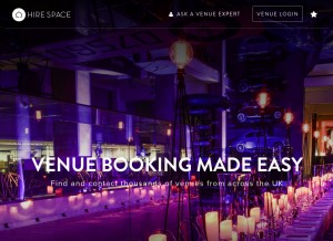 How hirespace.com looks like on a tablet such as an iPad.