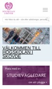 How his.se looks like on a mobile device such as an iPhone.