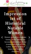 How historicalfirstimpressions.com looks like on a mobile device such as an iPhone.