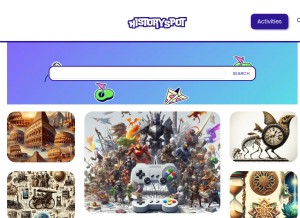 How history-spot.com looks like on a tablet such as an iPad.