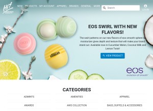 How hitpromo.net looks like on a tablet such as an iPad.