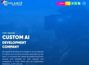 How hivelance.com looks like on a tablet such as an iPad.