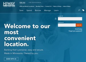 How hiway.org looks like on a tablet such as an iPad.
