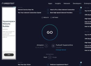 How hizinitestet.com looks like on a tablet such as an iPad.