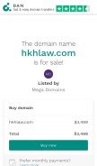 How hkhlaw.com looks like on a mobile device such as an iPhone.