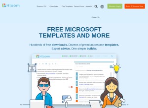 How hloom.com looks like on a tablet such as an iPad.