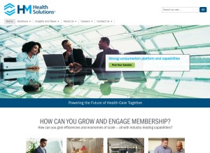 How hmhs.com looks like on a tablet such as an iPad.