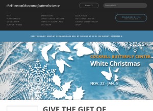 How hmns.org looks like on a tablet such as an iPad.