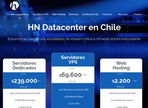 How hn.cl looks like on a tablet such as an iPad.