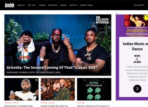 How hnhh.co looks like on a tablet such as an iPad.